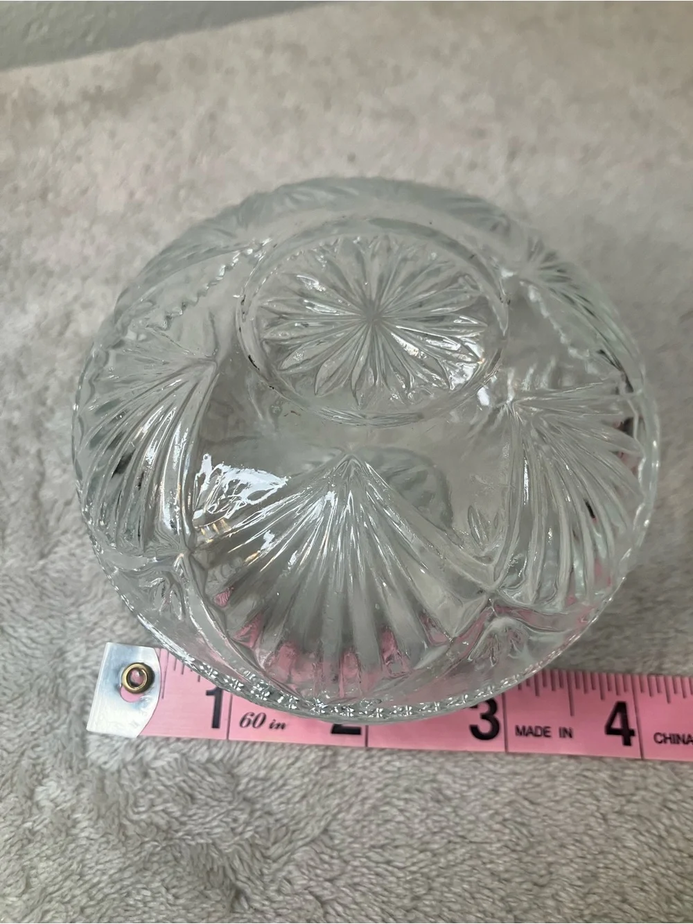 Crystal Glass Trinket Dish - Clear